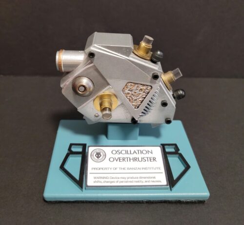 Replica of the oscillation overthruster from Buckaroo Banzai